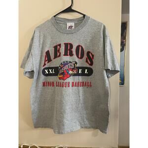 2000 Akron Aeroes Baseball T-Shirt